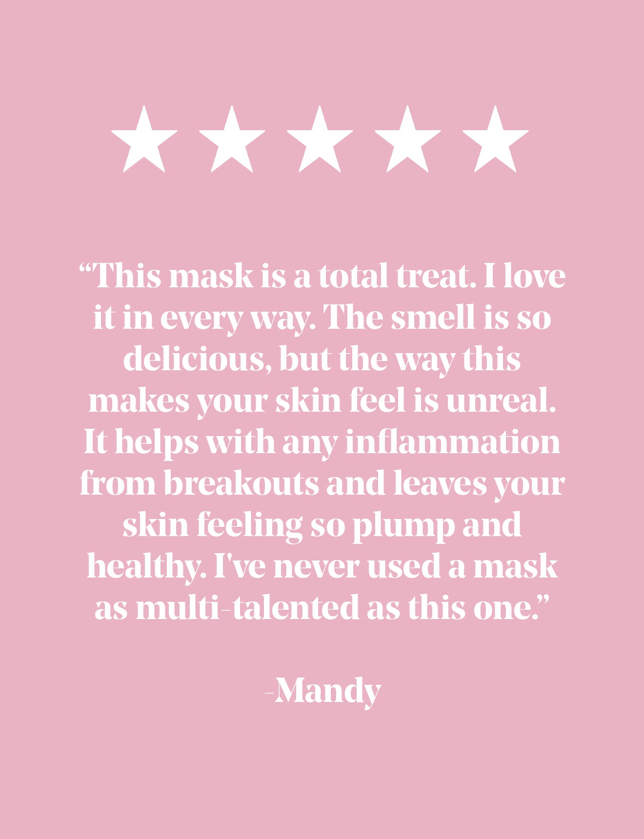 Goodness Skincare Probiotic Creamy Clay Mask 5 star review